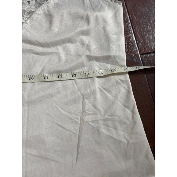Vintage White Lace Trim Camisole By Private Treasures Women's Size M - Picture 10 of 14